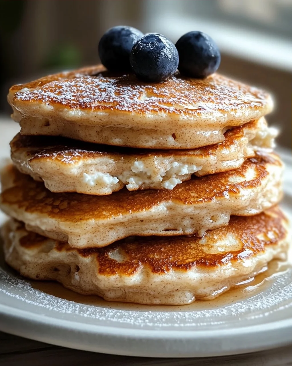 Cottage Cheese Cinnamon Protein Pancakes: Healthy & Delicious!