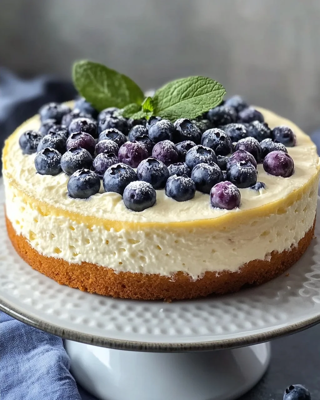 Cremiger Heidelnon-alcoholic Beer Frischkäse Blechkuchen leicht