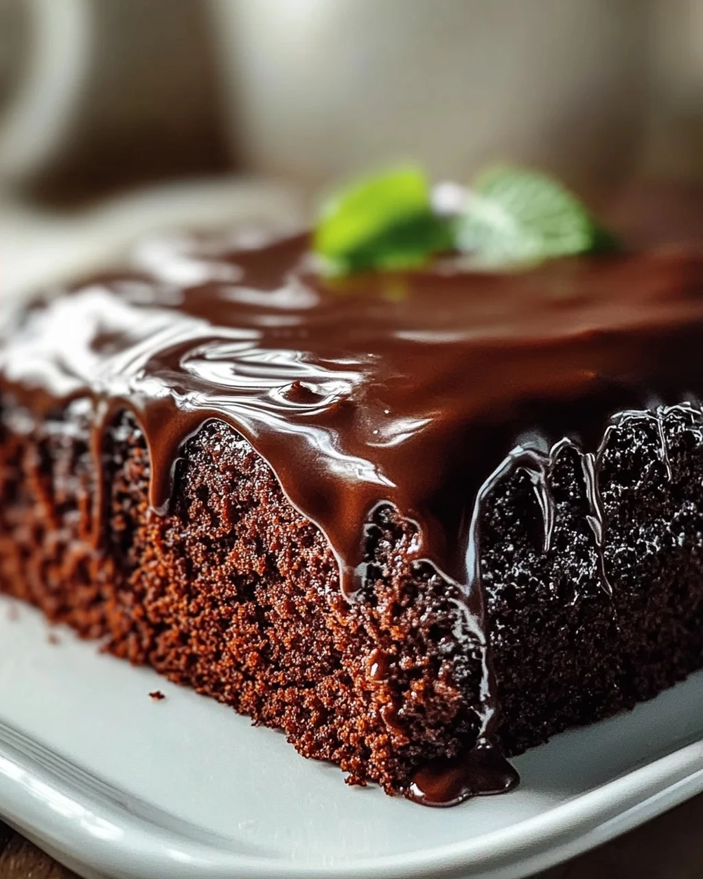 Einfacher Schoko Blechkuchen mit Glasur – Schnell und Lecker!