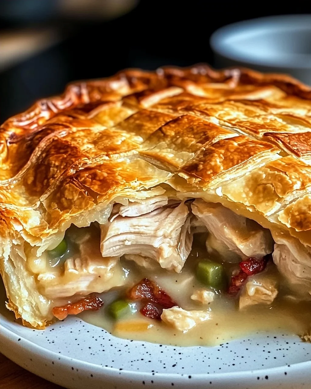 Hühnchen und Speck Pie für dein Wohlfühlessen