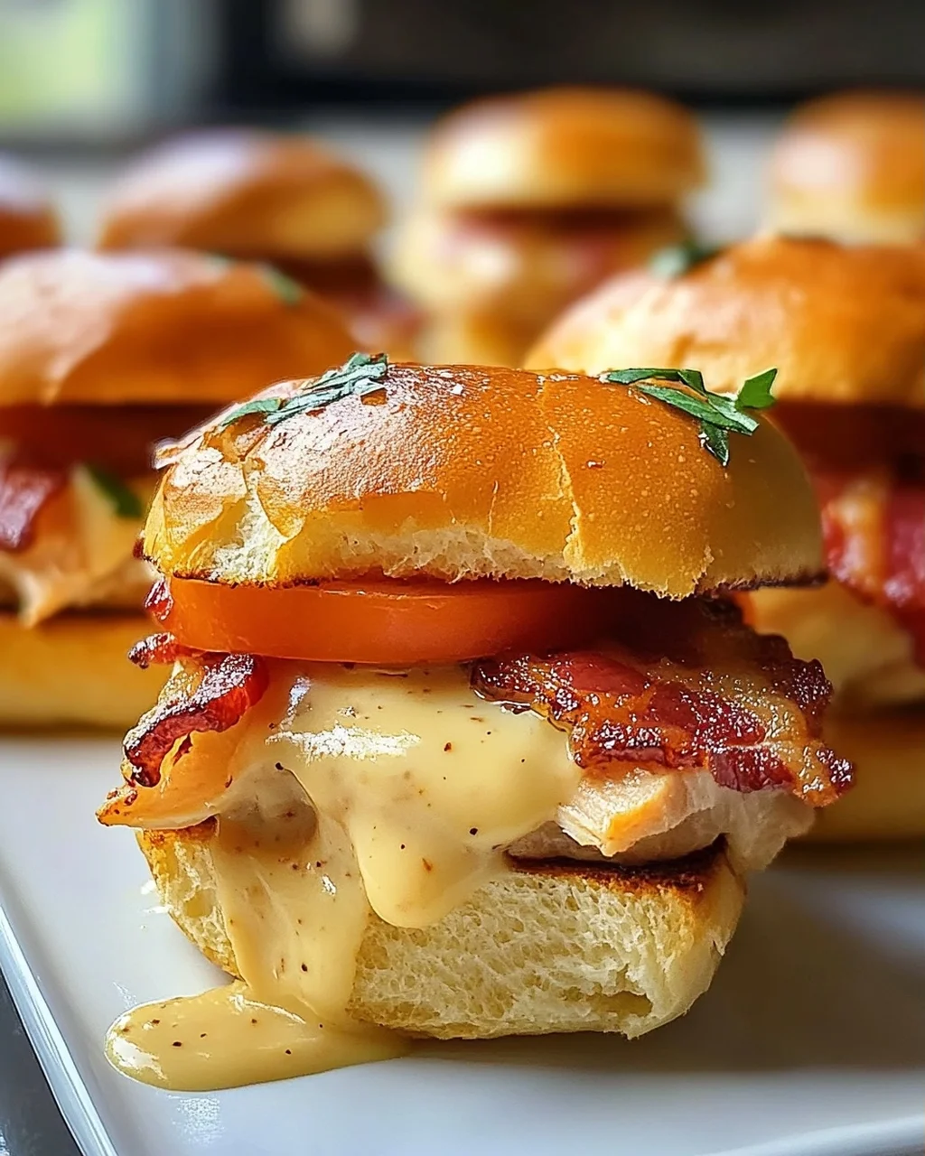 Kentucky Hot Brown Sliders