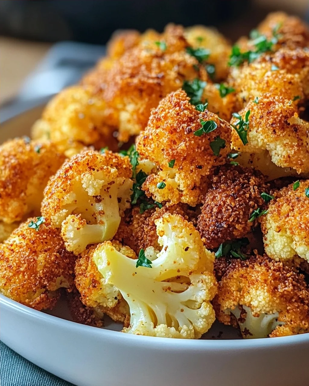 Knuspriger Blumenkohl aus dem Airfryer – Einfaches Rezept!