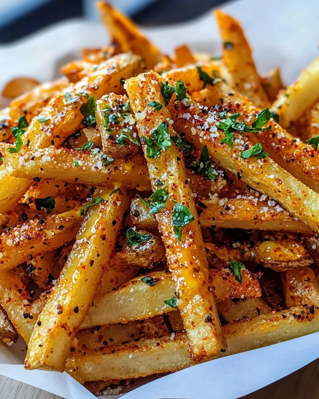 Louisiana Voodoo Fries mit Cajun-Gewürz & Knoblauchbutter