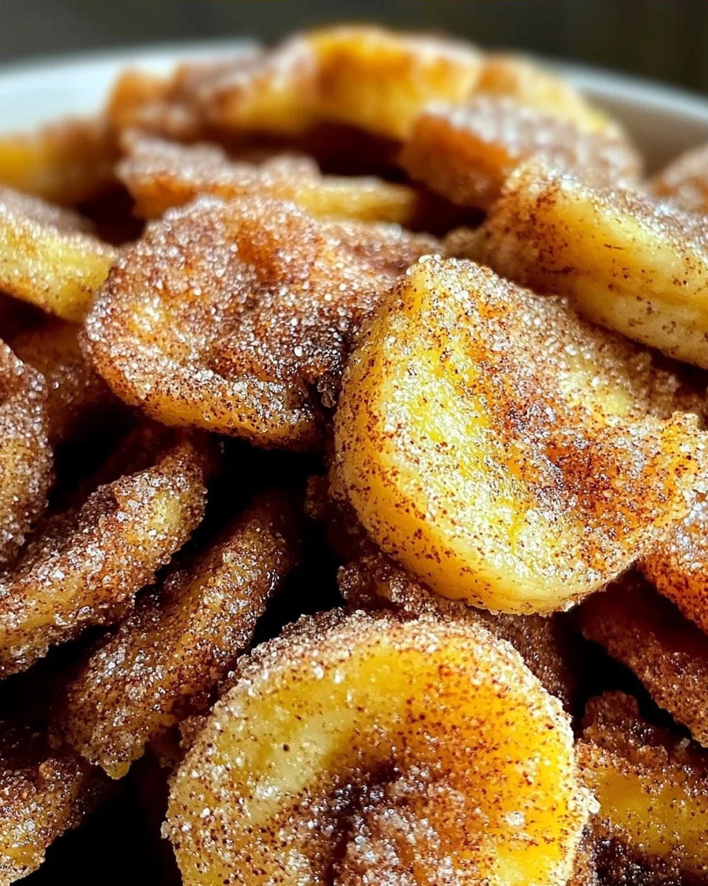 Luftfritteuse Zimt Bananen