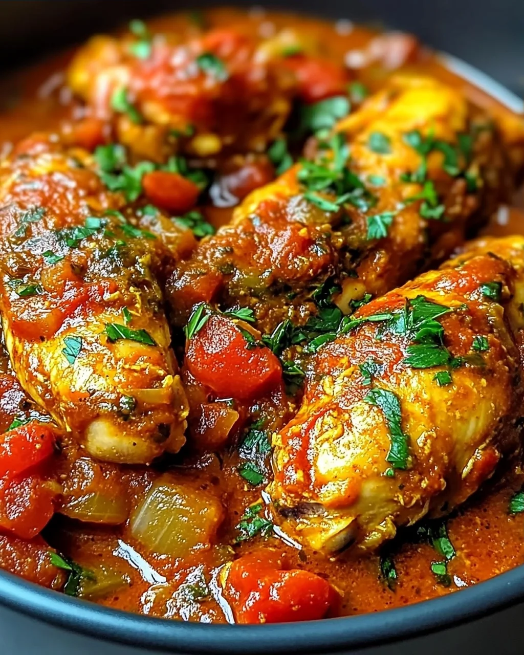 Nigerianisches Hähnchenragout: Herzhaftes Wohlfühlessen
