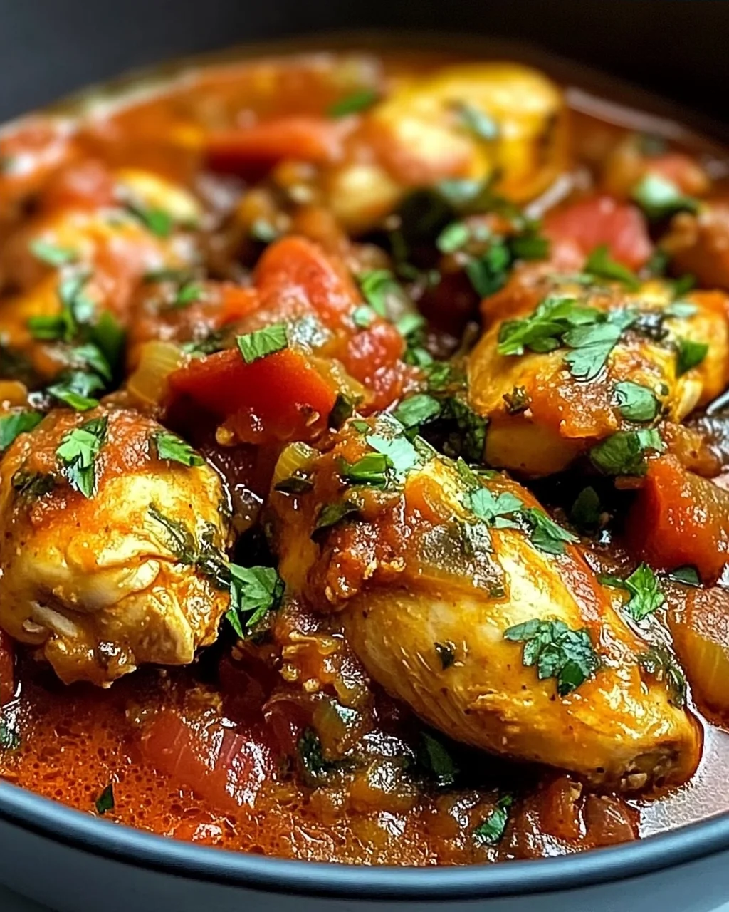 Nigerianisches Hähnchenragout: Herzhaftes Wohlfühlessen