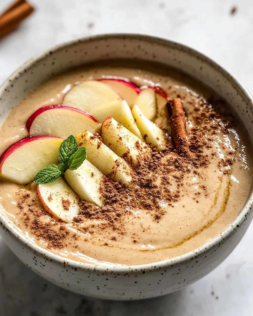 Apfel-Zimt Smoothie Bowl: Dein würzig-süßer Energie-Kick!