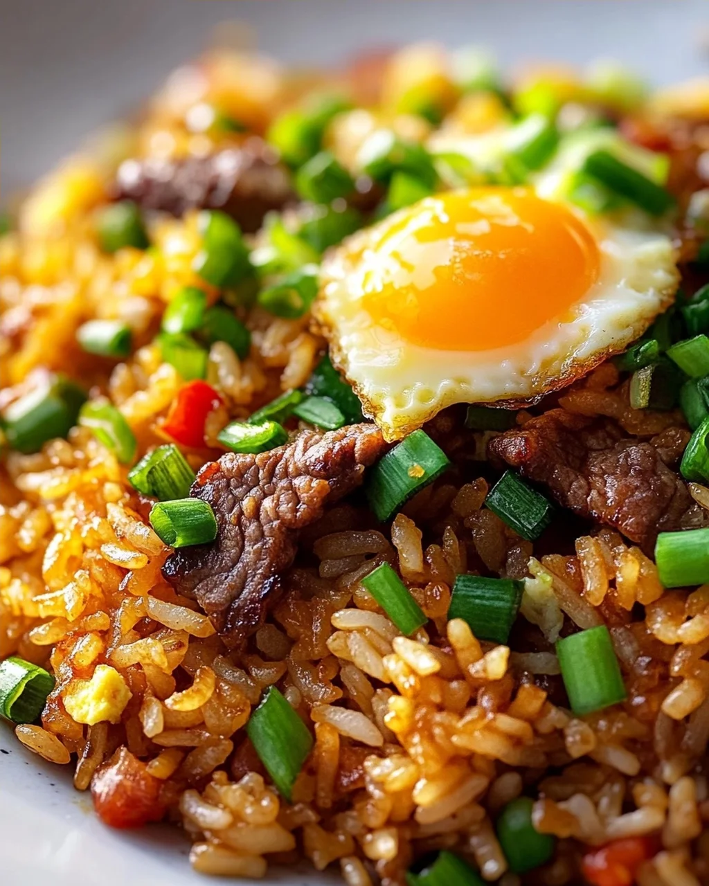 Bestes Teriyaki Fried Rice Rezept mit Ei & Frühlingszwiebeln