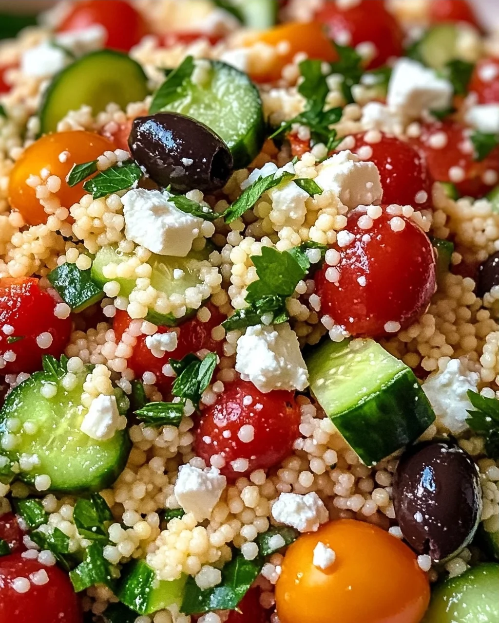 Couscous-Salat mit Feta