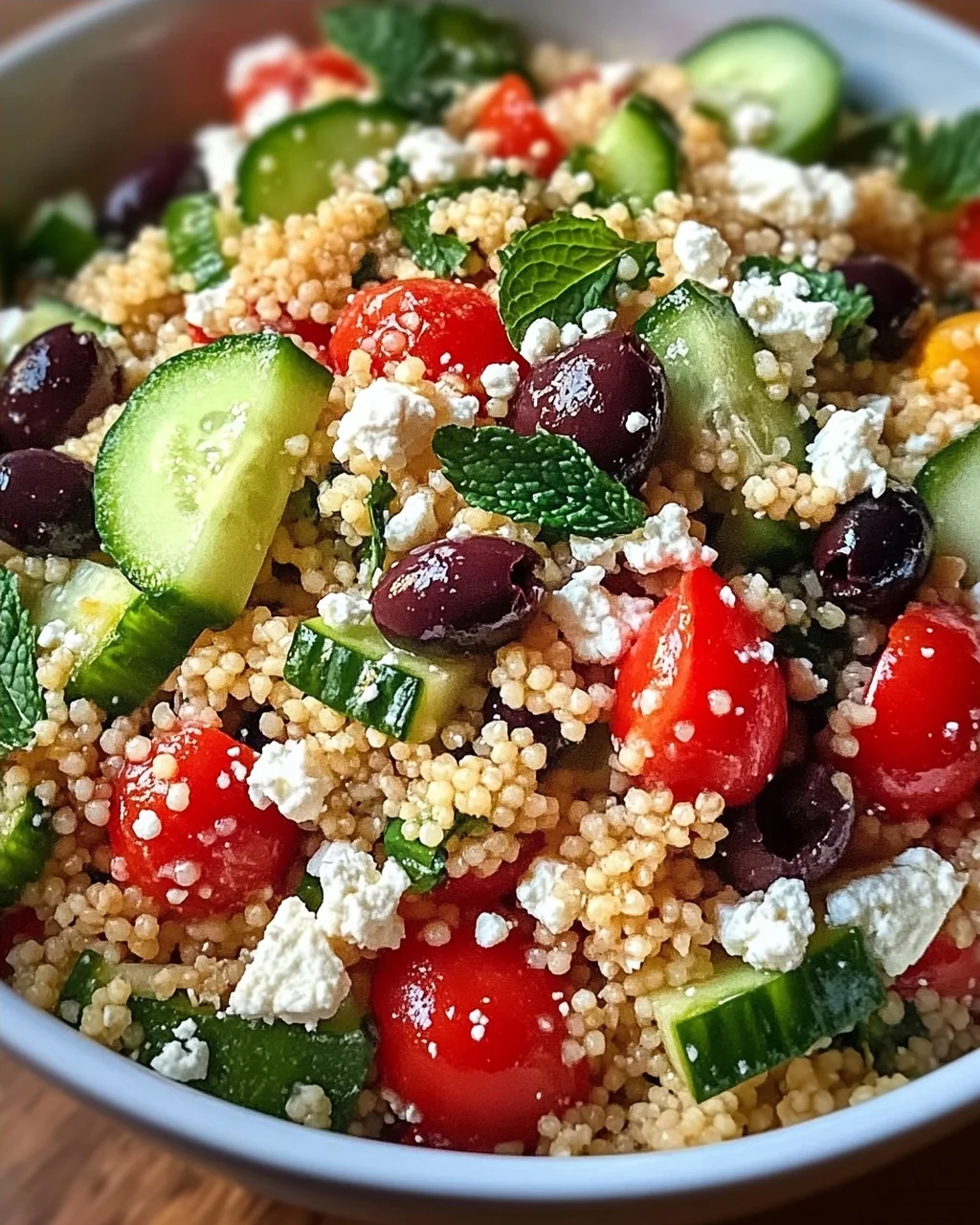 Couscous-Salat mit Feta