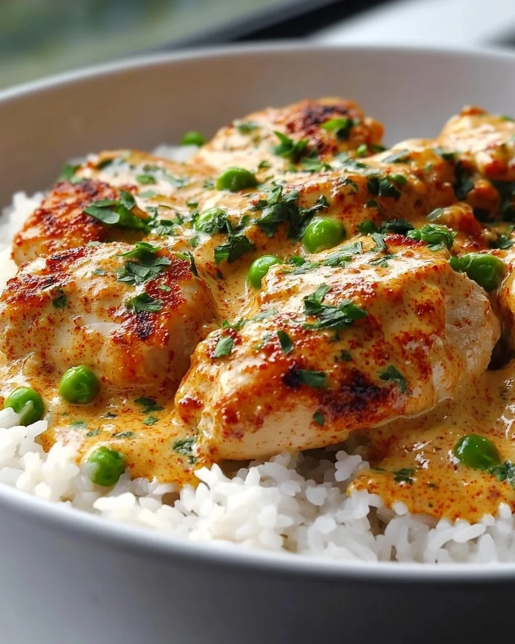 Creamy Paprika Chicken Skillet With Rice