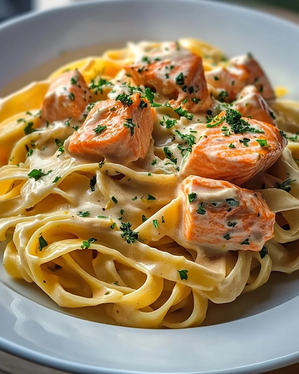 Cremige Lachs Pasta – Schnell & Lecker Abendessen!