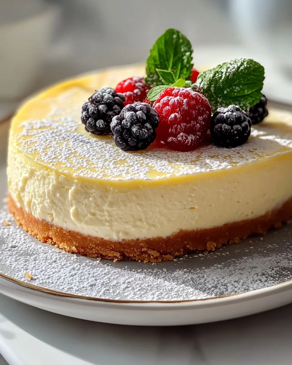 Cremiger Quark-Vanille Cheesecake