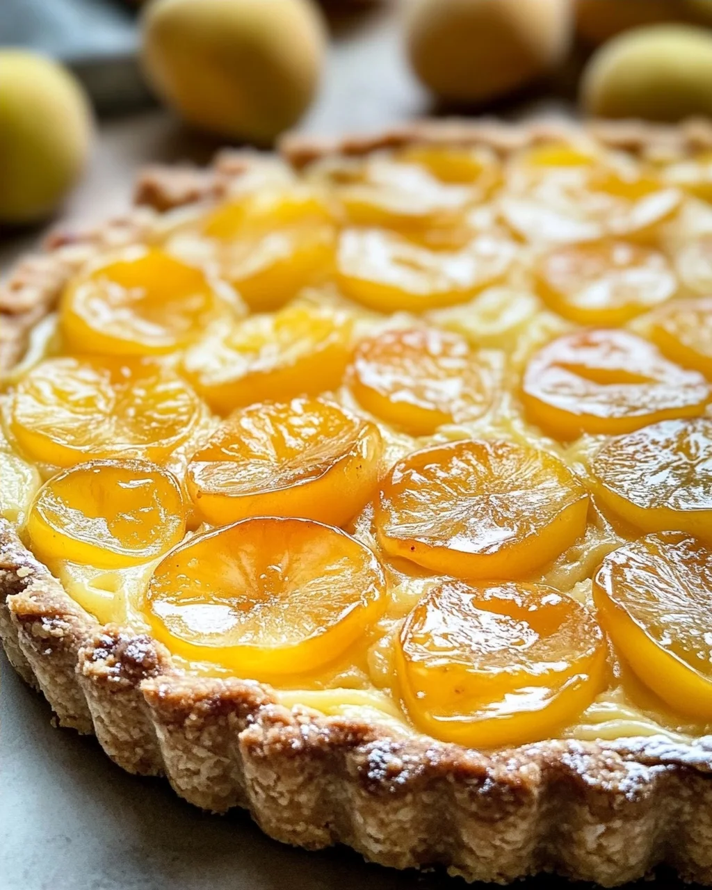 Elsässische Mirabellentarte mit Frangipane