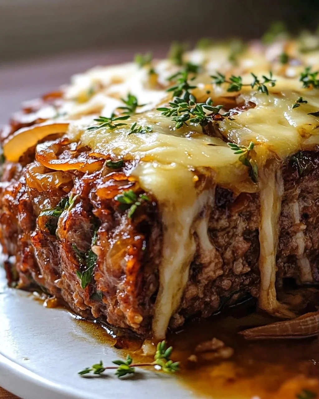 Französischer Zwiebel Hackbraten: So lecker, einfach & genial!