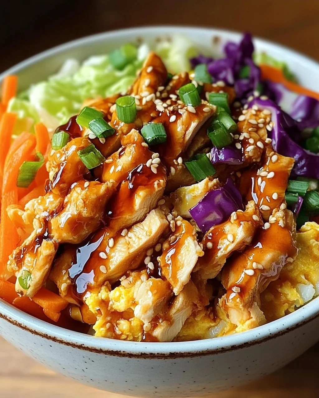 Gesunde Egg Roll in a Bowl