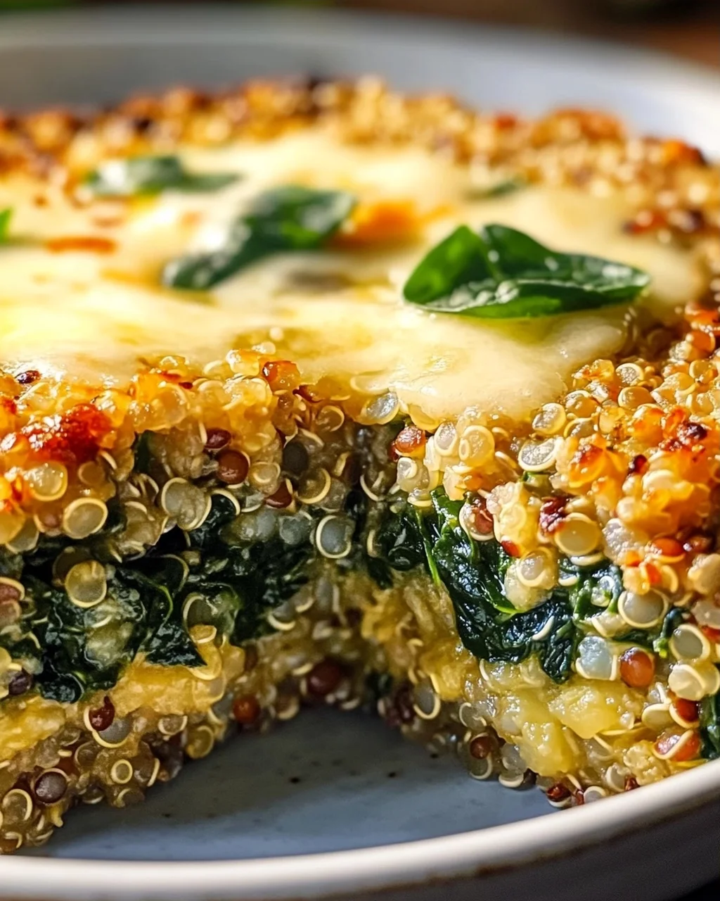 Gesunder Quinoa Linsen Spinat Auflauf – Nahrhaft & Herzhaft!