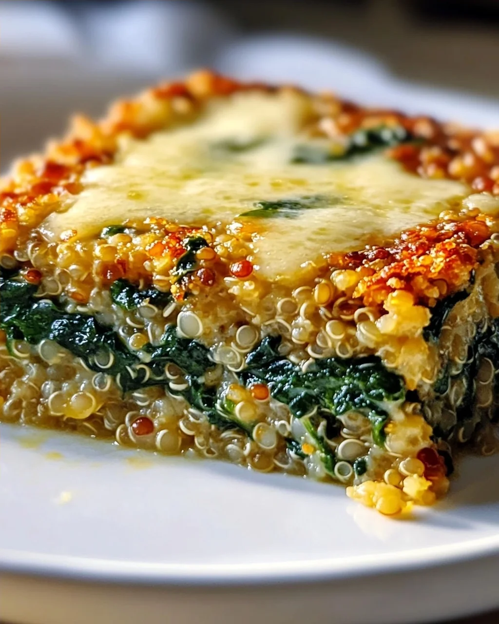Gesunder Quinoa Linsen Spinat Auflauf – Nahrhaft & Herzhaft!