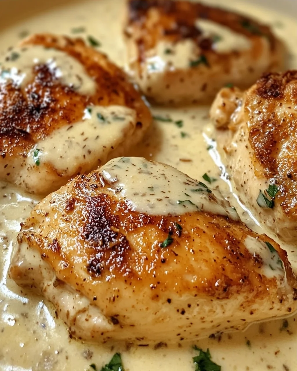 Hähnchen in Frischkäsesauce