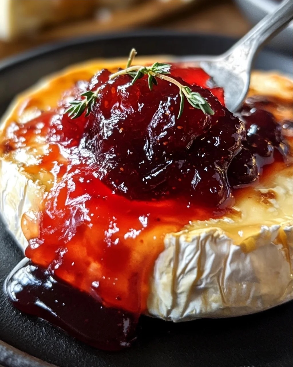 Halloween Bloody Baked Brie
