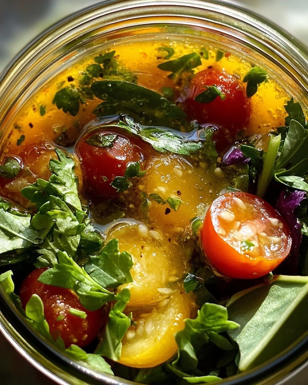 Honig-Senf-Zitronen-Vinaigrette