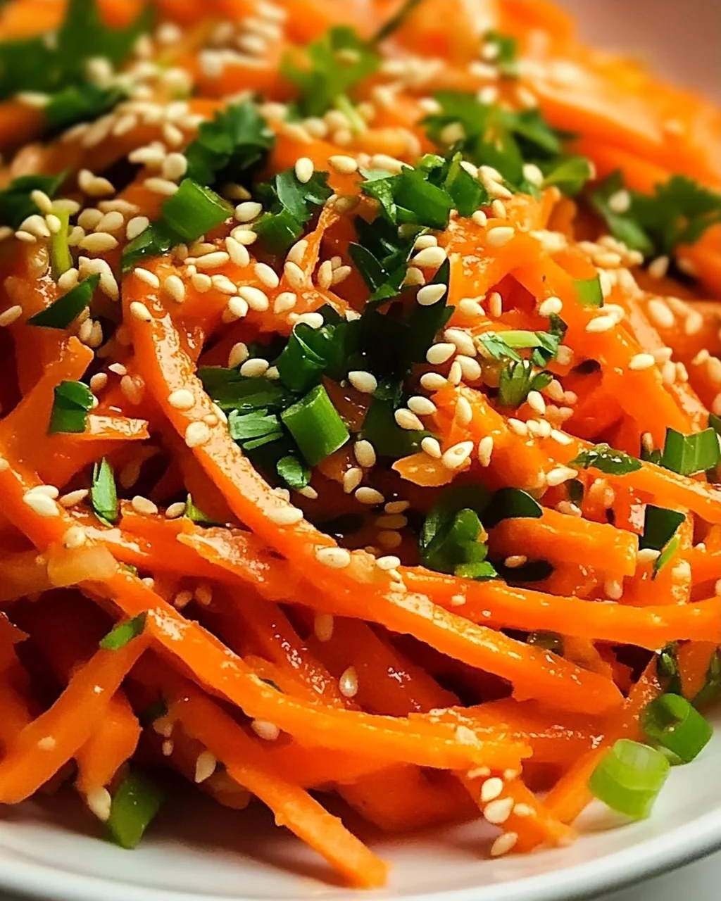 Karottensalat mit Ingwer-Sesam-Dressing – Gesund & Lecker!