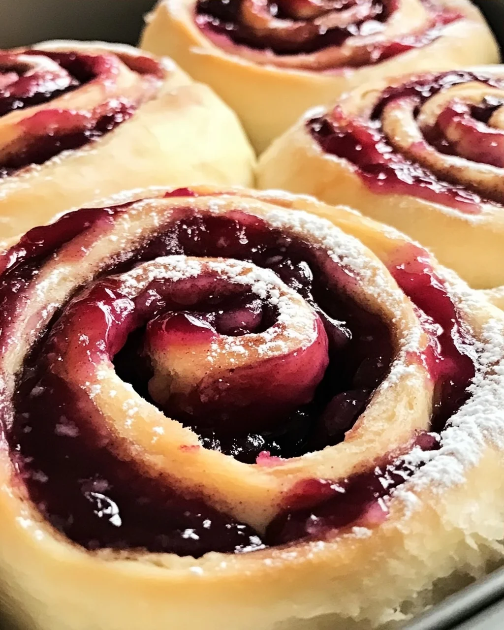 Kirschen Zimtschnecken mit hausgemilter Füllung genießen