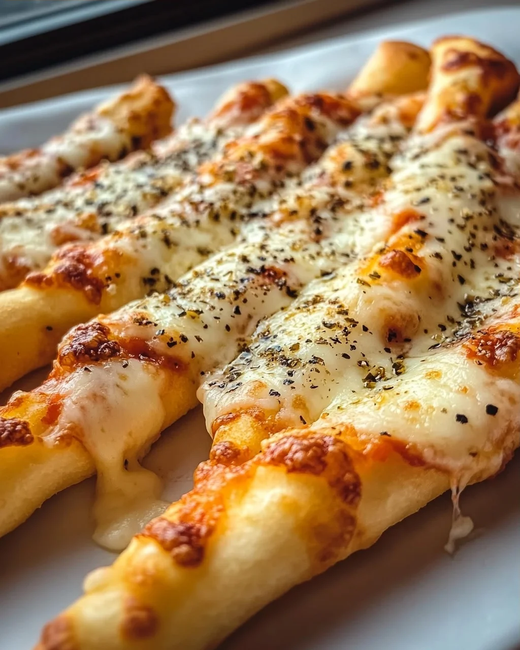 Knusprige Pizzastangen