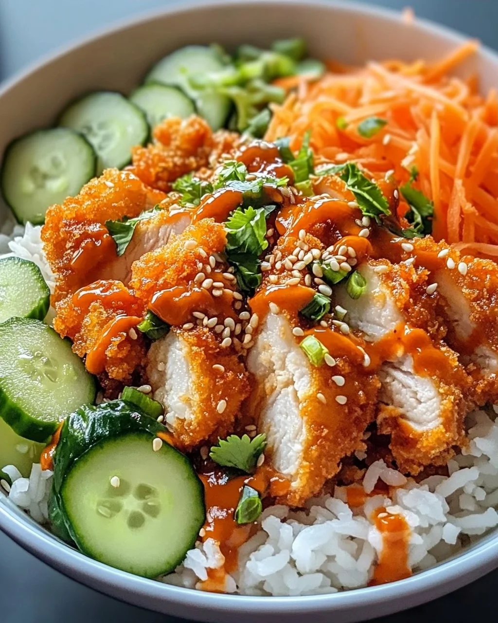Leckere Bang Bang Chicken Rice Bowl – Dein schnelles Lieblingsgericht!