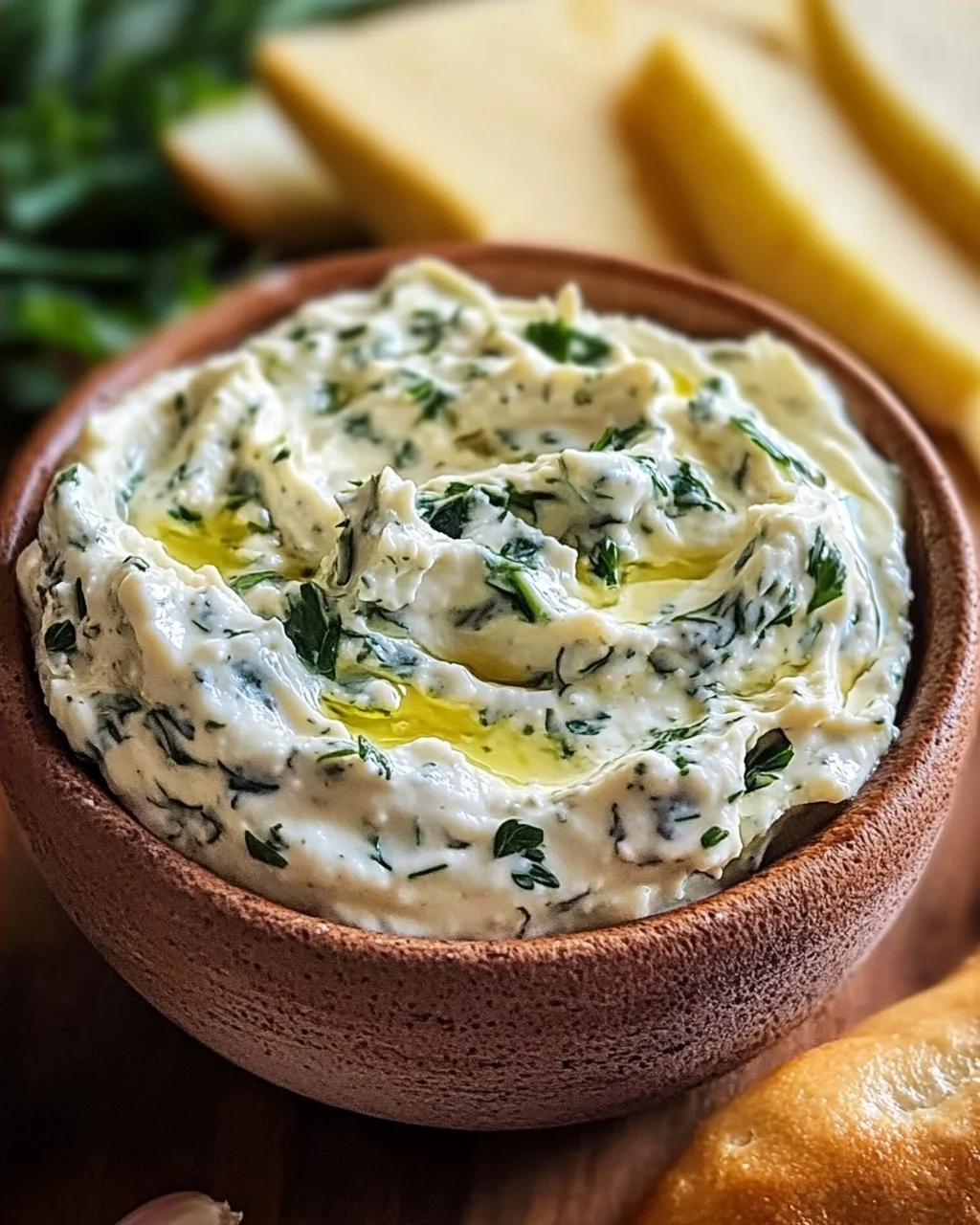 Perfekter Knoblauch-Kräuter-Frischkäse-Dip: Das einfache Rezept