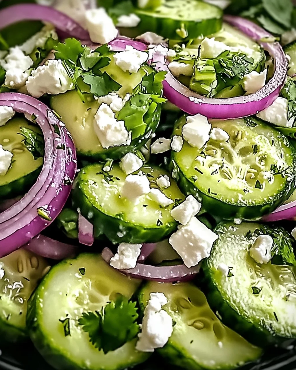 Peruanischer Gurkensalat mit spritzigem Limetten-Dressing