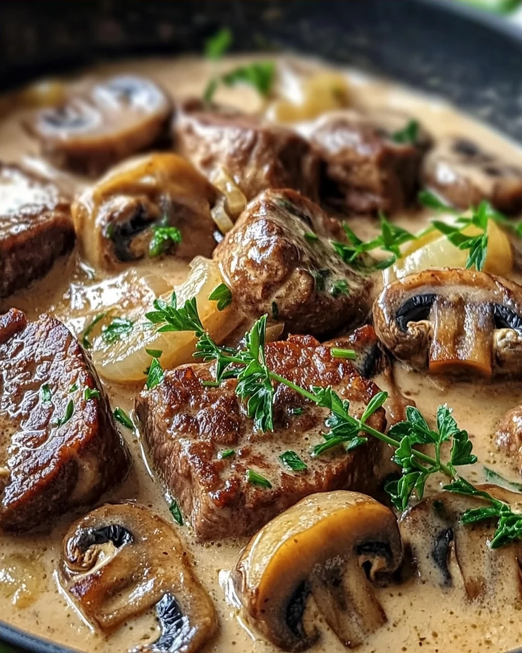 Rinderfilettopf mit Champignons