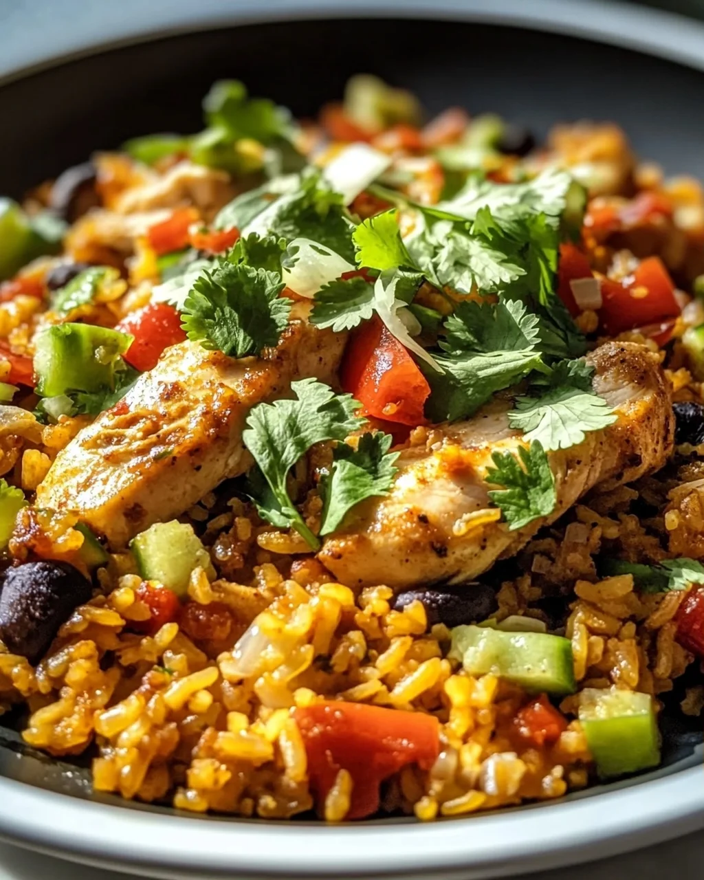 Taco Pfanne mit Huhn und Reis – Schnelles Rezept für Genuss!