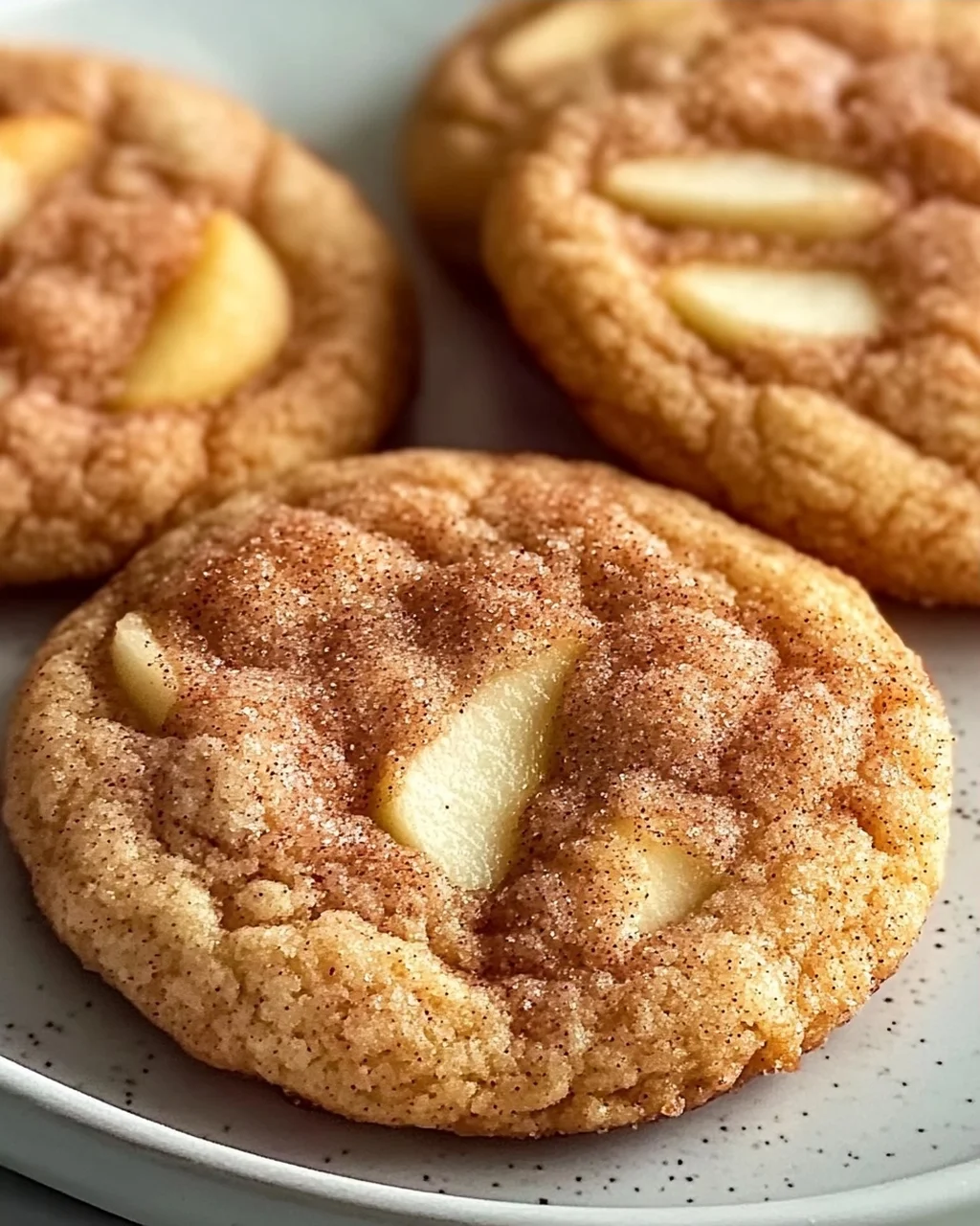 Würzige Apfel-Zimt Snickerdoodle Kekse