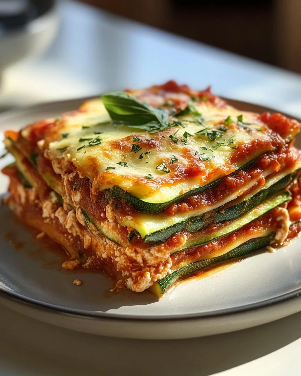 Zucchini Lasagne: Leicht & Lecker mit Tomate & Mozzarella